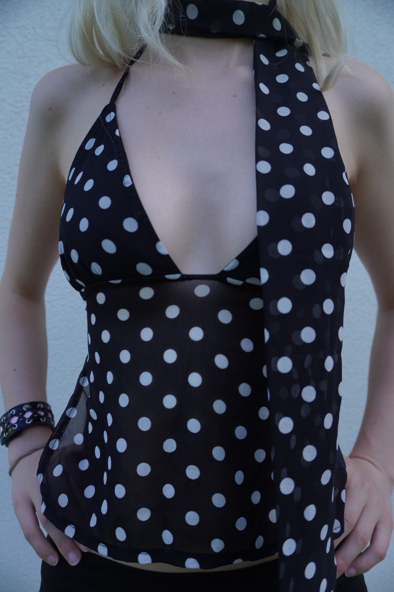 Polka dot cami Top