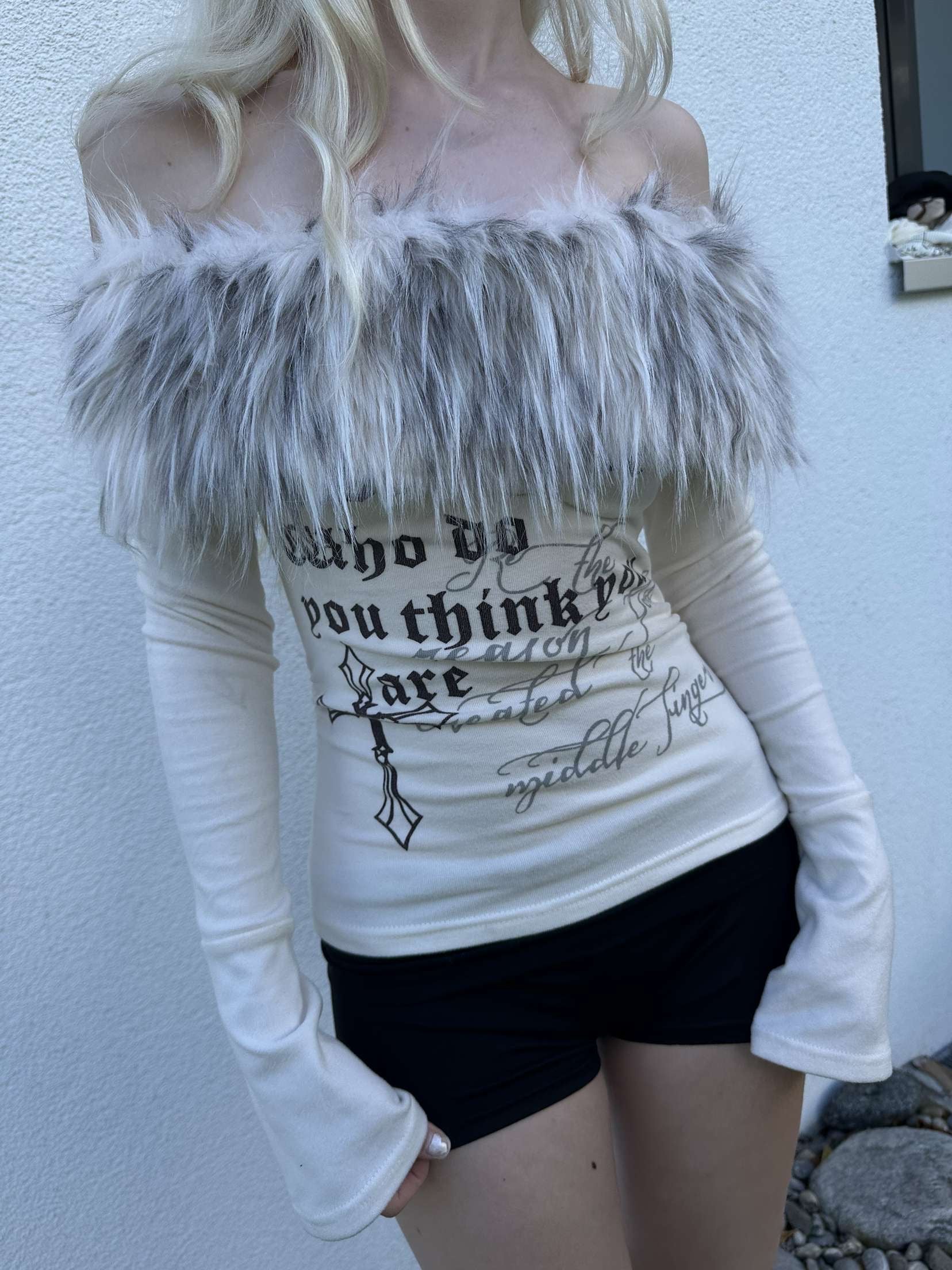 Long sleeve fur Shirt