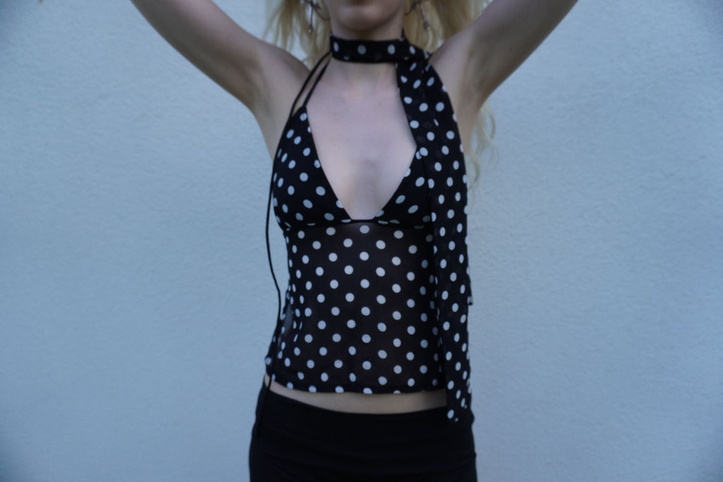 Polka dot cami Top