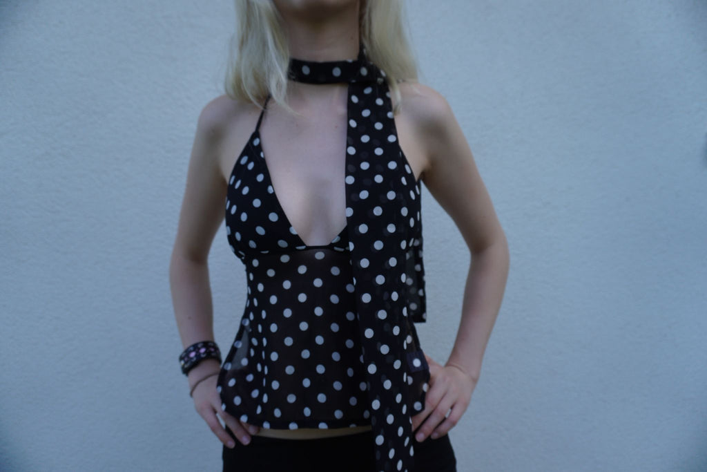 Polka dot cami Top